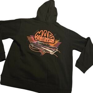 Mac Tools hoodie featuring a neon-style graphic men's size medium
